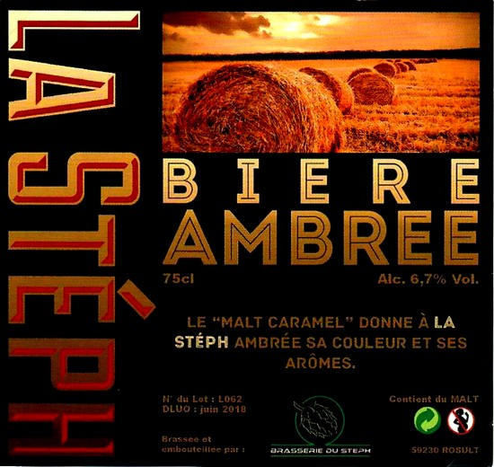 etiquette BRASSERIE DU STEPH 24