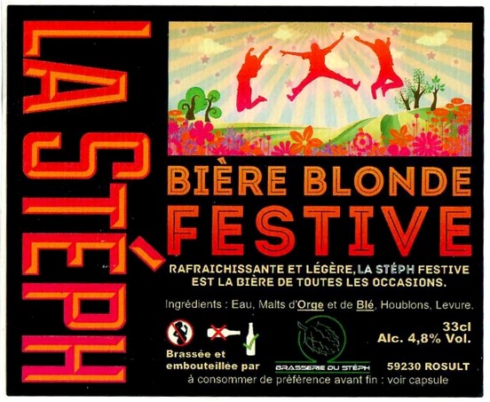 Etiquette BRASSERIE DU STEPH 25