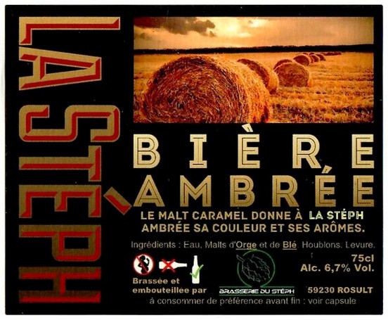 Etiquette BRASSERIE DU STEPH 28