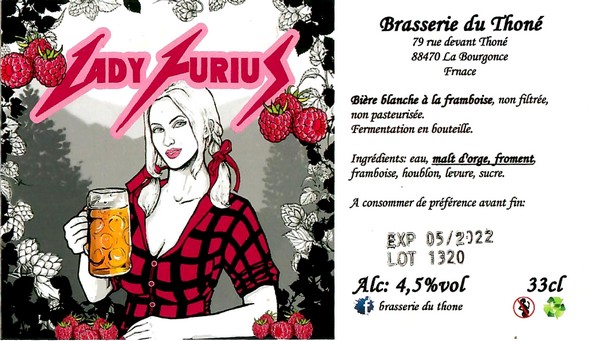 Etiquette BRASSERIE DU THONE 03