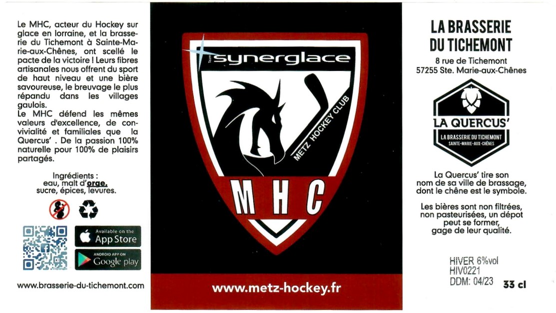 Etiquette BRASSERIE DU TICHEMONT 21