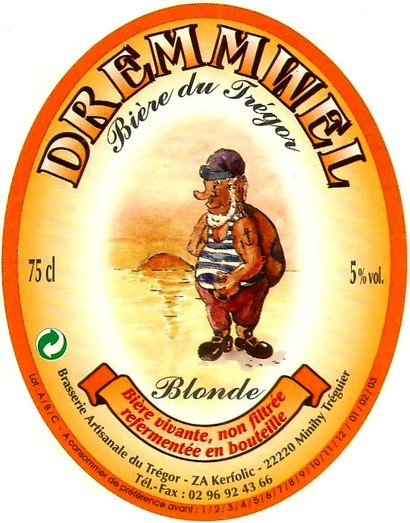 Etiquette BRASSERIE DU TREGOR 56