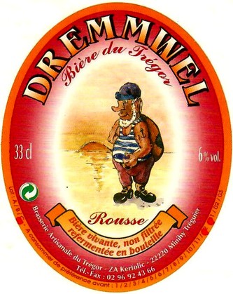 Etiquette BRASSERIE DU TREGOR 57