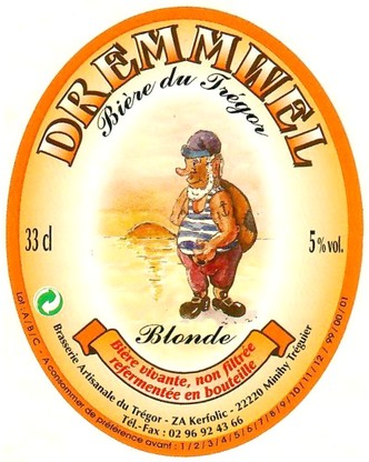 Etiquette BRASSERIE DU TREGOR 58