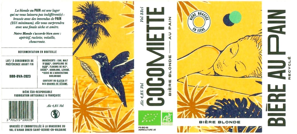 Etiquette BRASSERIE DU VAL D'AINAN 33