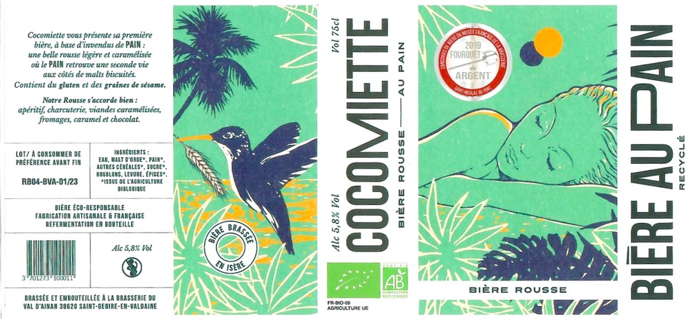 Etiquette BRASSERIE DU VAL D'AINAN 34