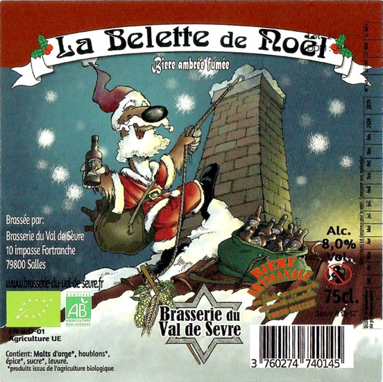 Etiquette BRASSERIE DU VAL DE SEVRE 26