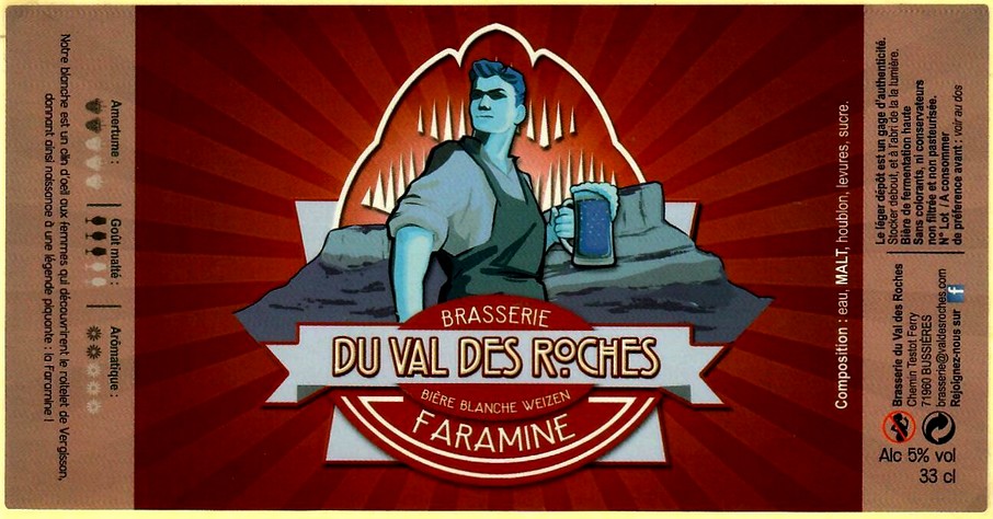 Etiquette BRASSERIE DU VAL DES ROCHES 03