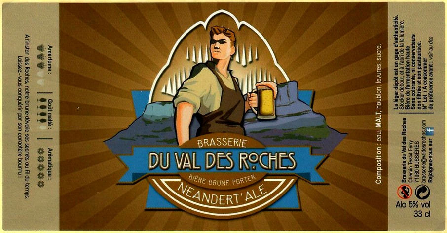 Etiquette BRASSERIE DU VAL DES ROCHES 04