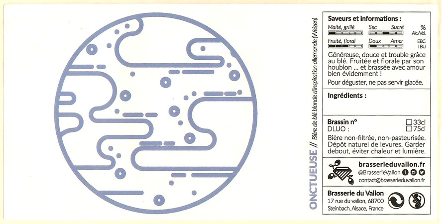 Etiquette BRASSERIE DU VALLON 06