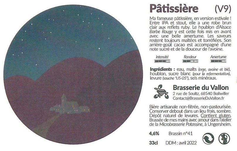 Etiquette BRASSERIE DU VALLON 29