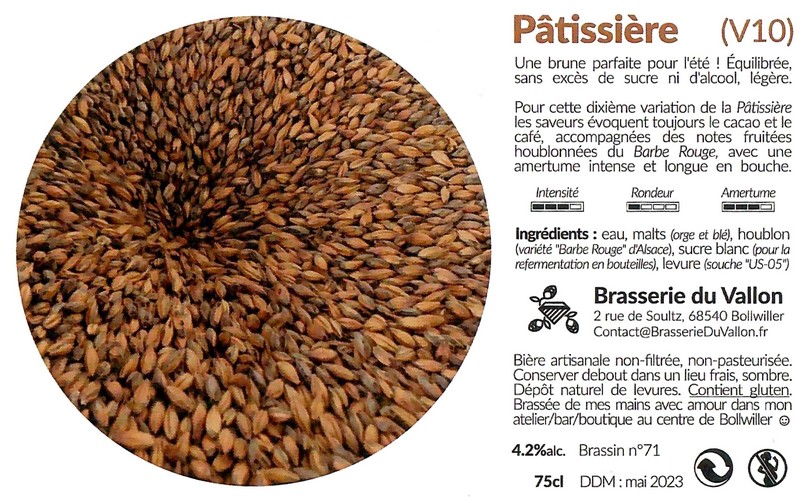 Etiquette BRASSERIE DU VALLON 35