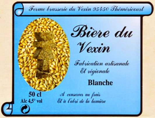 Etiquette BRASSERIE DU VEXIN 01