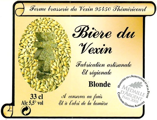Etiquette BRASSERIE DU VEXIN 05
