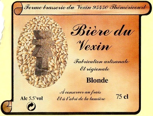 Etiquette BRASSERIE DU VEXIN 09