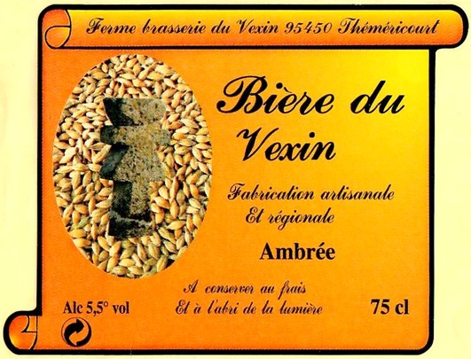 Etiquette BRASSERIE DU VEXIN 13