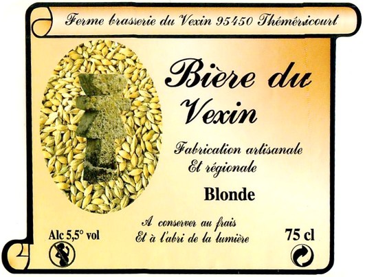Etiquette BRASSERIE DU VEXIN 18