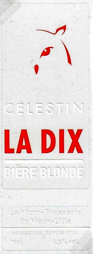 etiquette MICRO BRASSERIE DU VIEUX LILLE 06