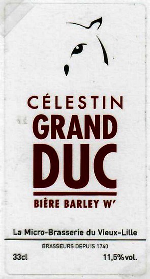 etiquette MICRO BRASSERIE DU VIEUX LILLE 10