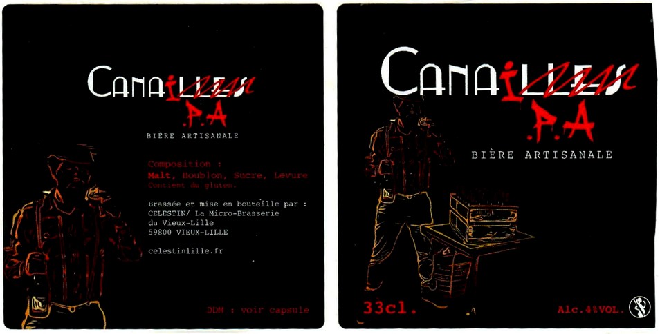 etiquette BRASSERIE DU VIEUX LILLE 17