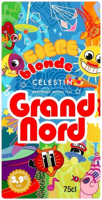 Etiquette BRASSERIE DU VIEUX LILLE 18