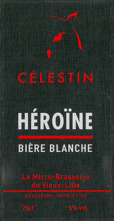 Etiquette BRASSERIE DU VIEUX LILLE 33