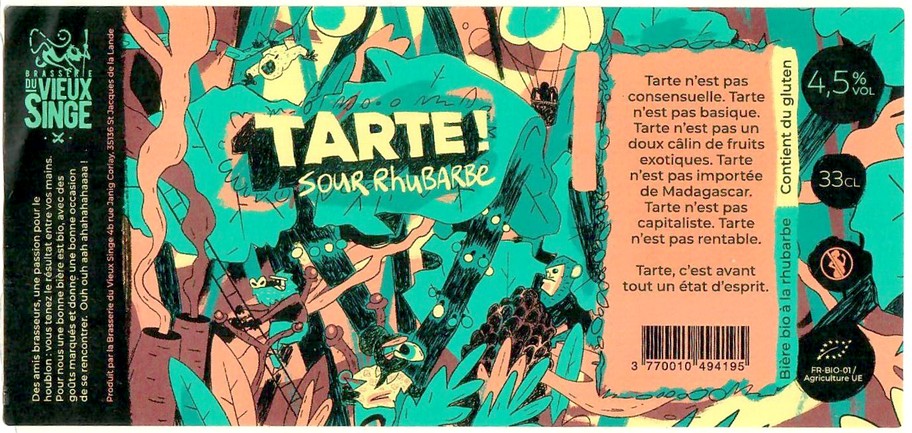 Etiquette BRASSERIE DU VIEUX SINGE 09