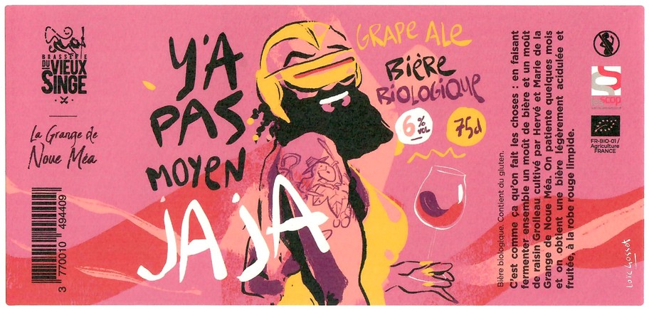 Etiquette BRASSERIE DU VIEUX SINGE 13