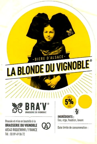 etiquette BRASSERIE DU VIGNOBLE 05