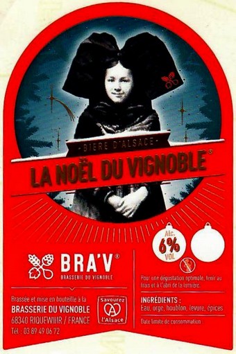 etiquette BRASSERIE DU VIGNOBLE 07