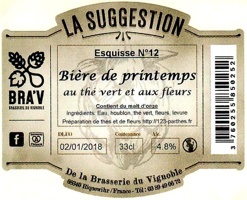 etiquette BRASSERIE DU VIGNOBLE 11