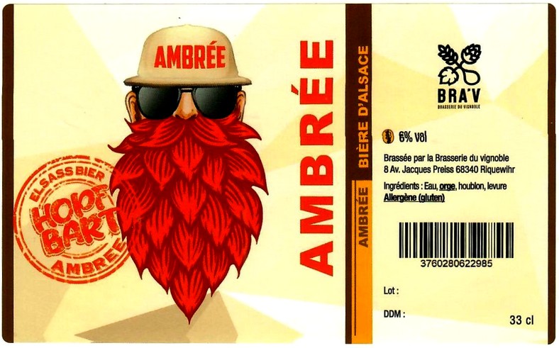 Etiquette BRASSERIE DU VIGNOBLE 26