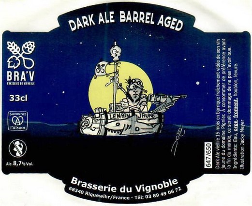 Etiquette BRASSERIE DU VIGNOBLE 27
