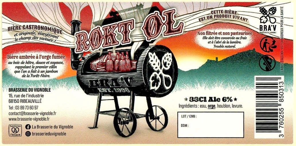 Etiquette BRASSERIE DU VIGNOBLE 32