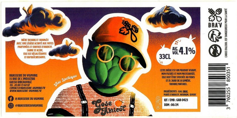 Etiquette BRASSERIE DU VIGNOBLE 51