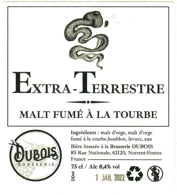 Etiquette BRASSERIE DUBOIS 02
