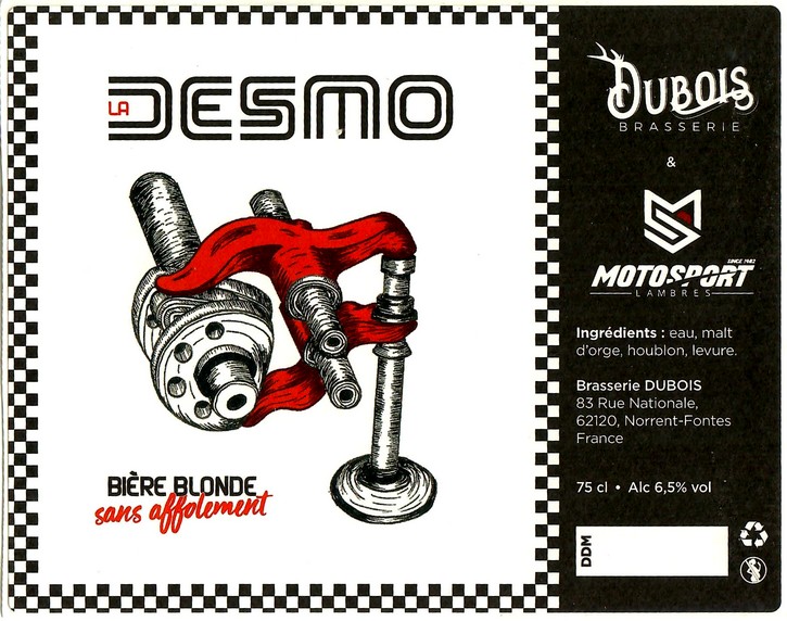 Etiquette BRASSERIE DUBOIS 10