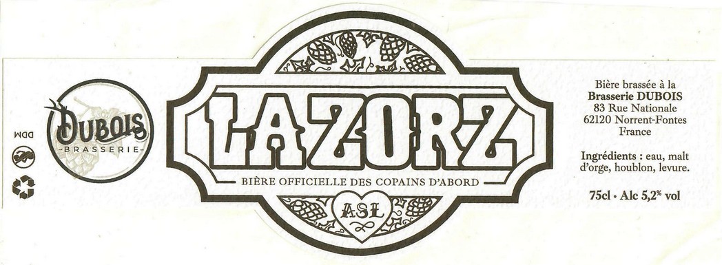 Etiquette BRASSERIE DUBOIS 11