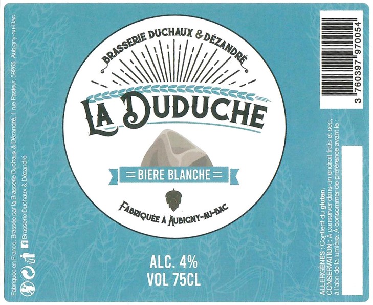 Etiquette BRASSERIE DUCHAUX 04