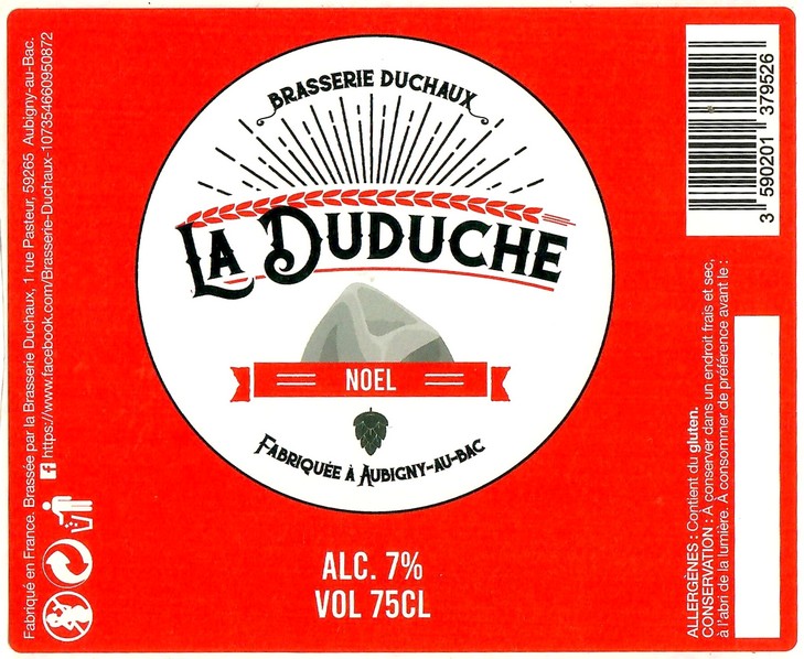 Etiquette BRASSERIE DUCHAUX 11