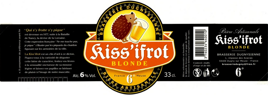 etiquette BRASSERIE DUGNYSIENNE 03