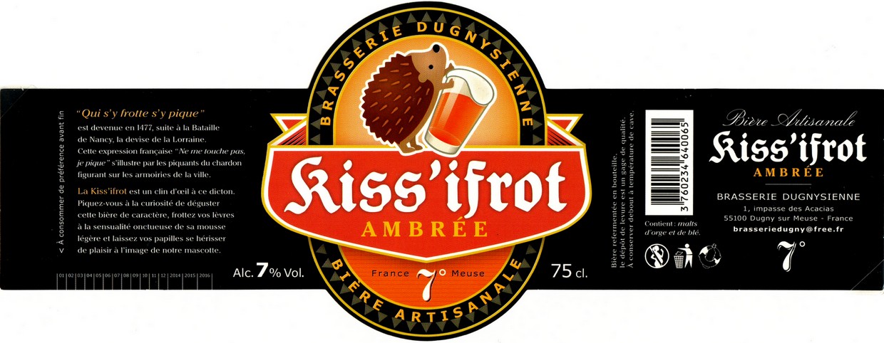 etiquette BRASSERIE DUGNYSIENNE 04