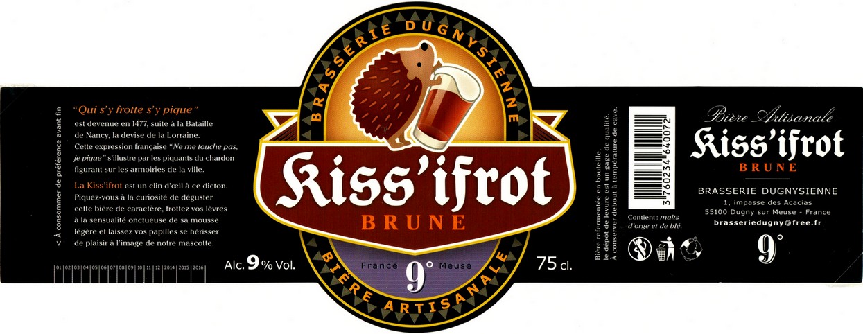 etiquette BRASSERIE DUGNYSIENNE 05