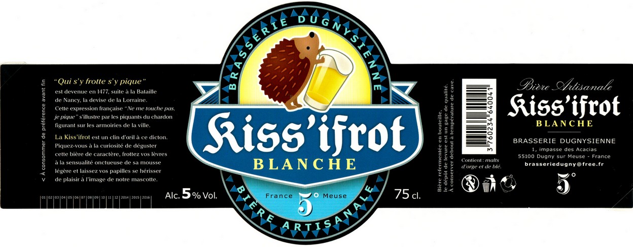 etiquette BRASSERIE DUGNYSIENNE 07