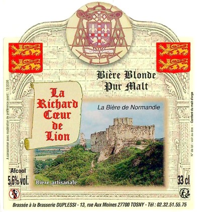 Etiquette BRASSERIE DUPLESSI 18