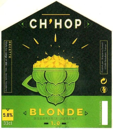 etiquette BRASSERIE DURANT 01