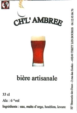 etiquette BRASSERIE EL BRASSERIE DES DECO 02