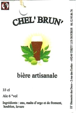 etiquette BRASSERIE EL BRASSERIE DES DECO 03