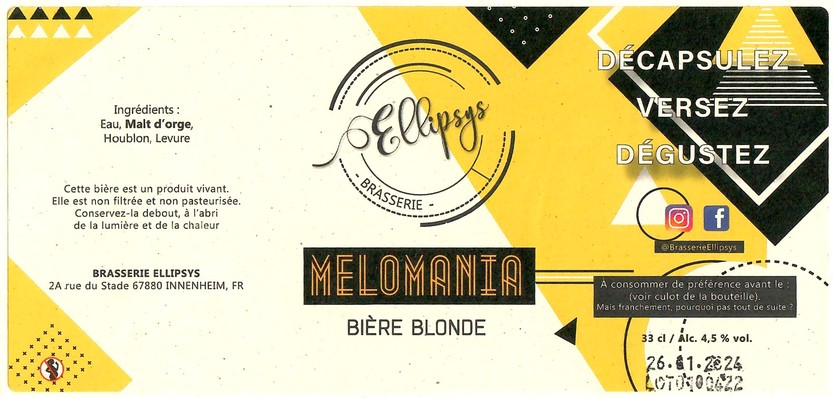 Etiquette BRASSERIE ELLIPSYS 03