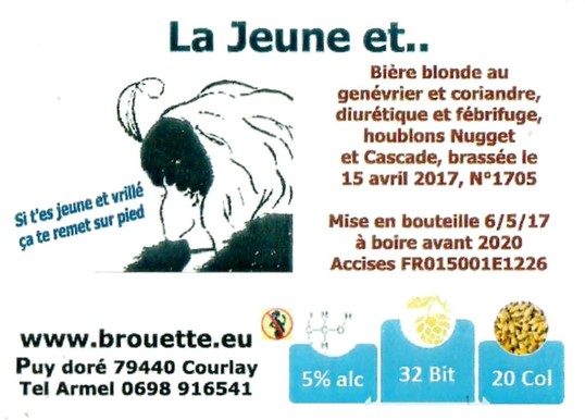 Etiquette BRASSERIE EN BROUETTE 01